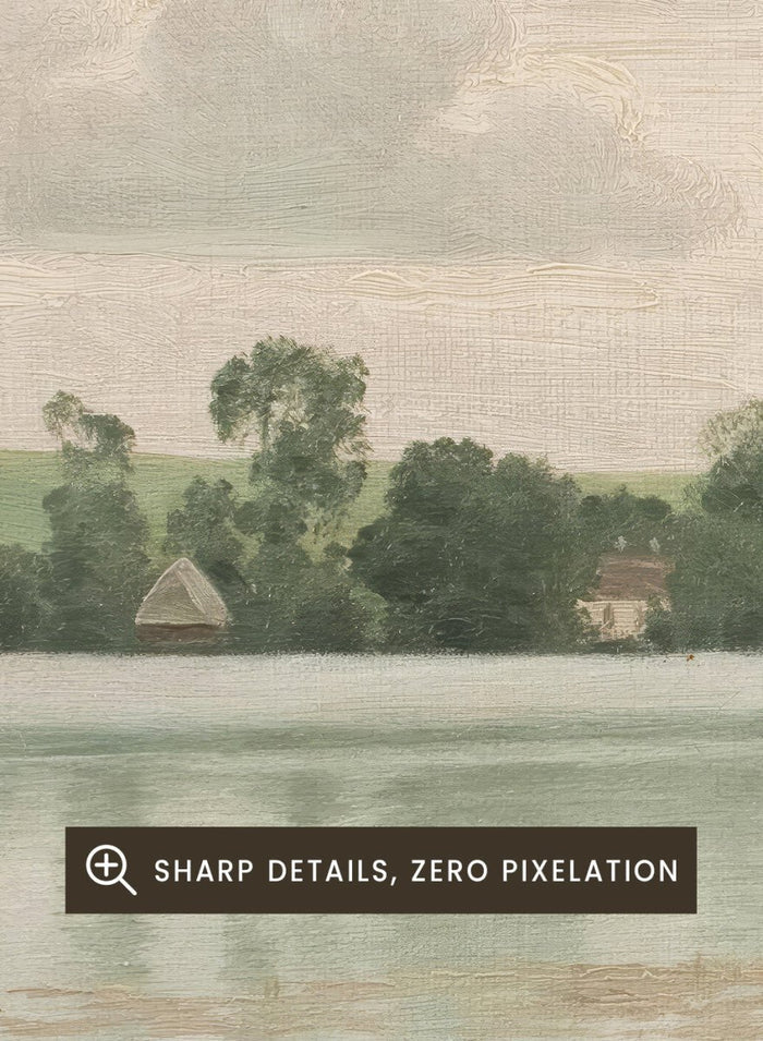 "Esrum Lake" Art Print_Sugar & Canvas_Vilhelm Groth