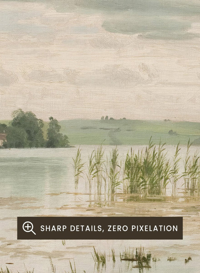 "Esrum Lake" Art Print_Sugar & Canvas_Vilhelm Groth