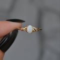 Estate Opal Twist Accent Ring