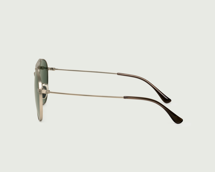 Gold::Evan Sunglasses pilot gold  metal side