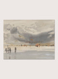 "Evening on the Lagoon, Venice" Art Print_Sugar & Canvas_Hercules Brabazon Brabazon
