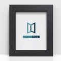 Excel Range black picture and poster frame showcasing the Frames Plus logo on a sleek design.