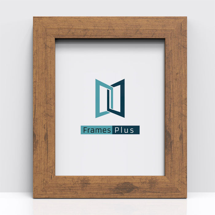 Excel Range rustic picture and poster frame showcasing Frames Plus logo.