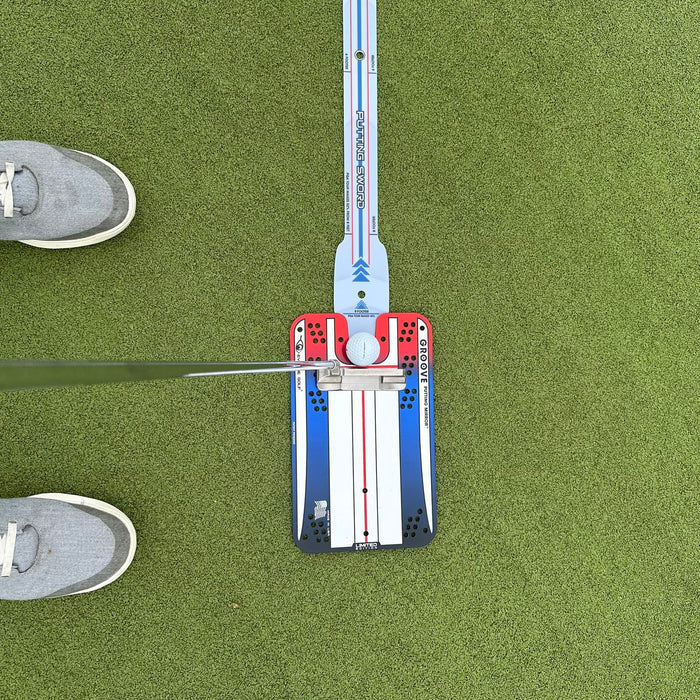 EyeLine Golf Groove Putting Mirror + Putting Sword Pair (3 pcs)