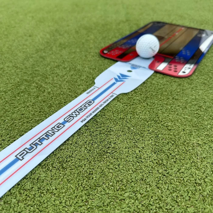 EyeLine Golf Groove Putting Mirror + Putting Sword Pair (3 pcs)