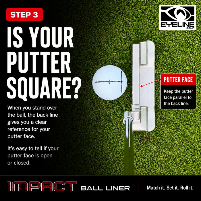 EyeLine Golf Impact Ball Liner 3-Pack