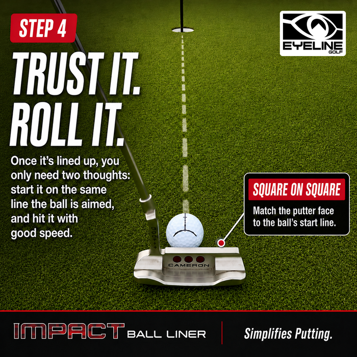 EyeLine Golf Impact Ball Liner 3-Pack