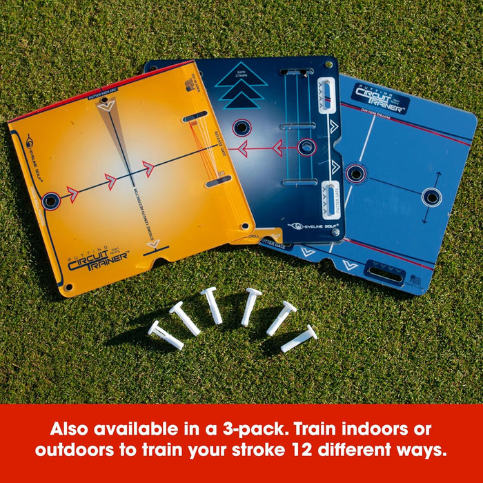 EyeLine Golf PUTTING CIRCUIT TRAINER - 3 PART SYSTEM