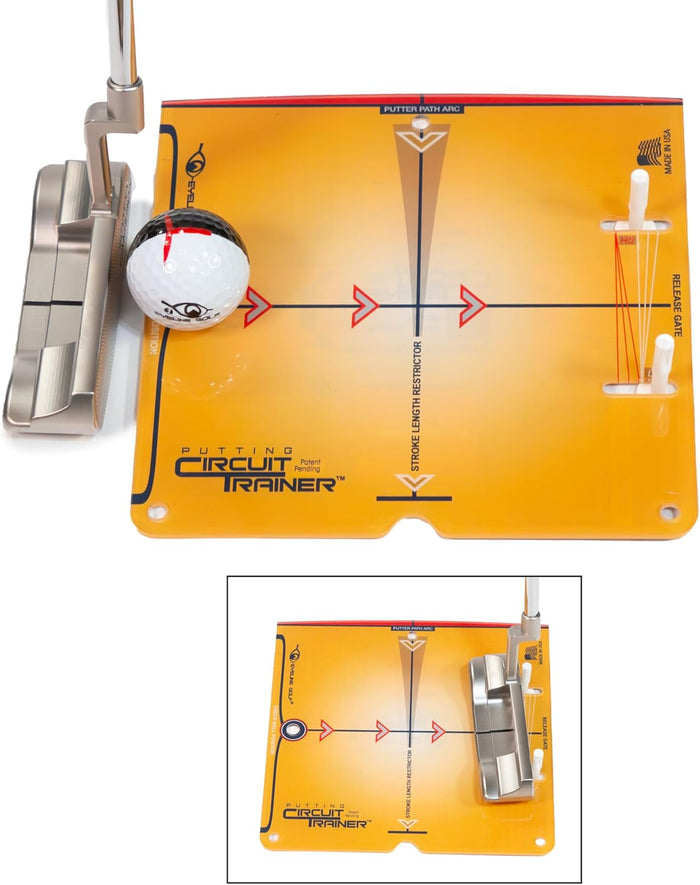 EyeLine Golf PUTTING CIRCUIT TRAINER - YELLOW TRAINER