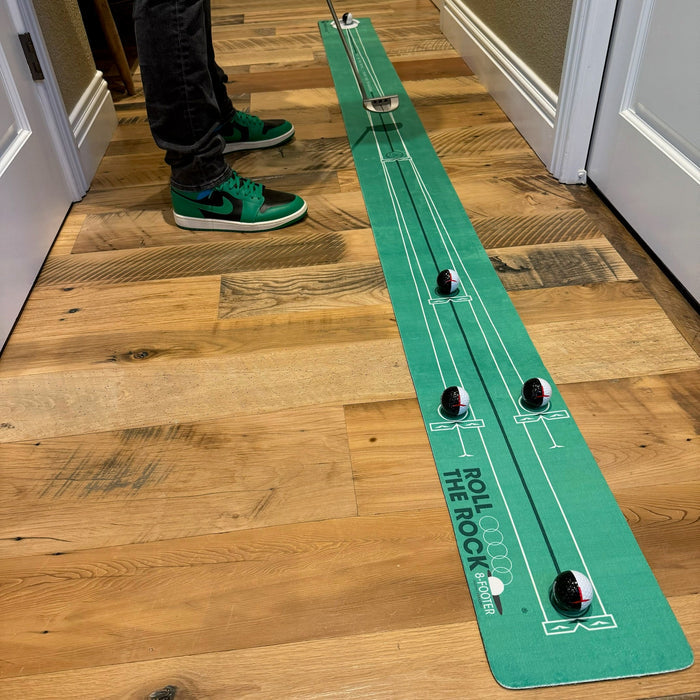 EyeLine Golf ROLL THE ROCK PUTTING MAT - 8 FOOTER