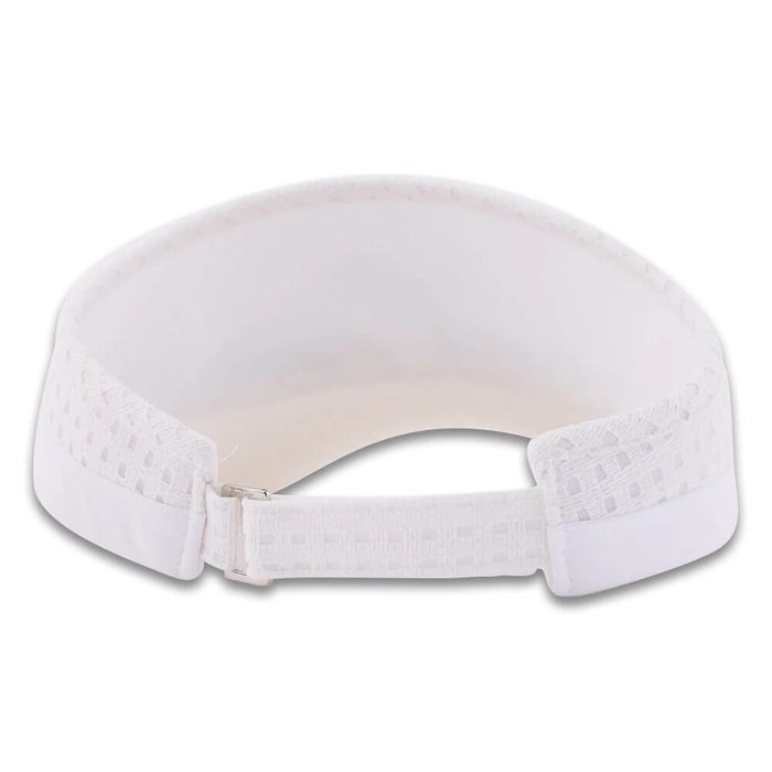 Fairliar Organza Ribbon Mesh Golf Visor White - SS26 Women