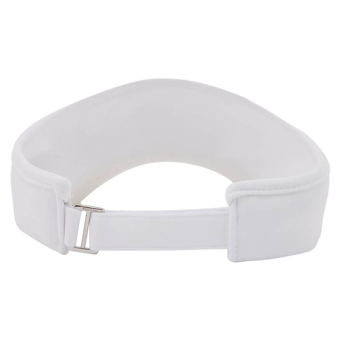 Fairliar Organza Ribbon Pearl Golf Visor White - SS26 Women
