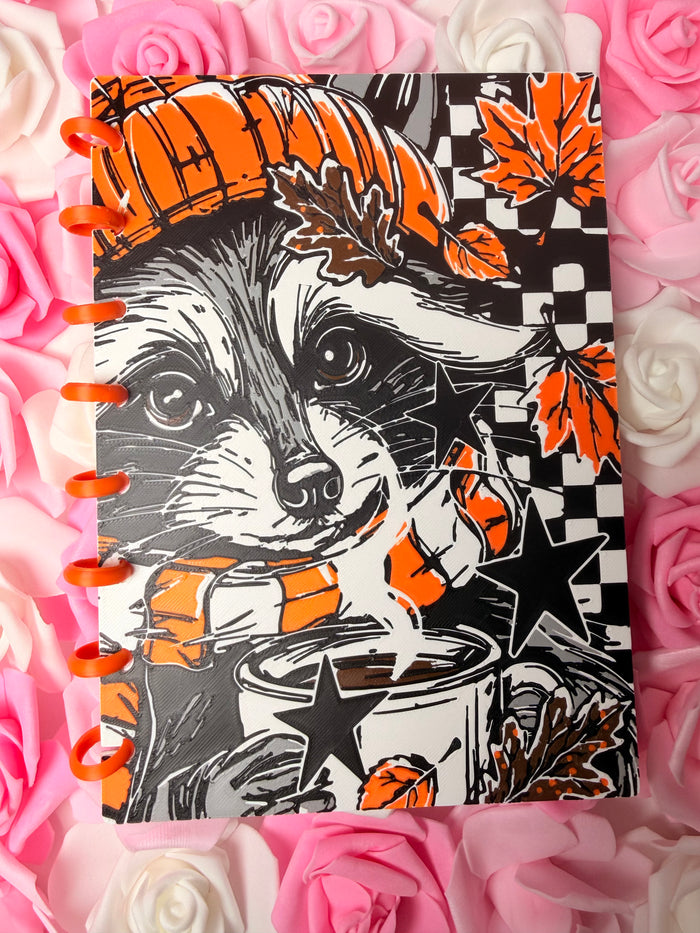Fall Raccoon  a5 notebook