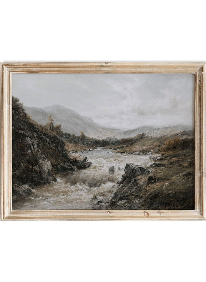 "Falls of the Tay" Art Print_Sugar & Canvas_Alfred de Bréanski