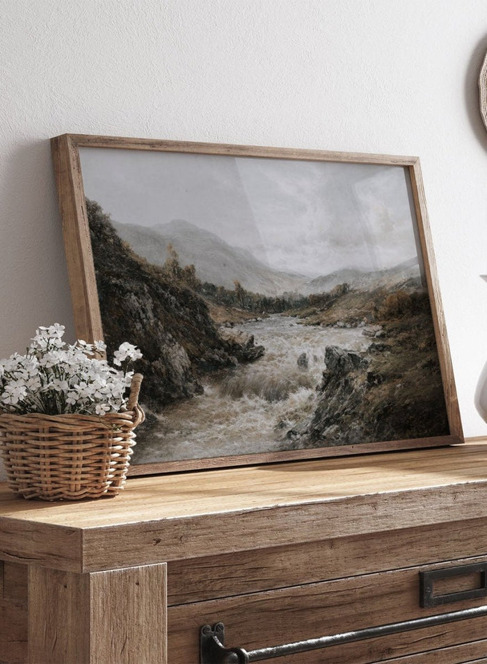 "Falls of the Tay" Art Print_Sugar & Canvas_Alfred de Bréanski