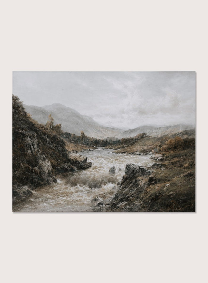 "Falls of the Tay" Art Print_Sugar & Canvas_Alfred de Bréanski