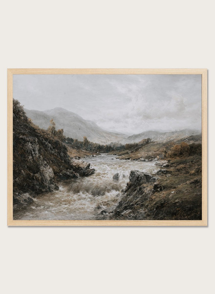 "Falls of the Tay" Art Print_Sugar & Canvas_Alfred de Bréanski