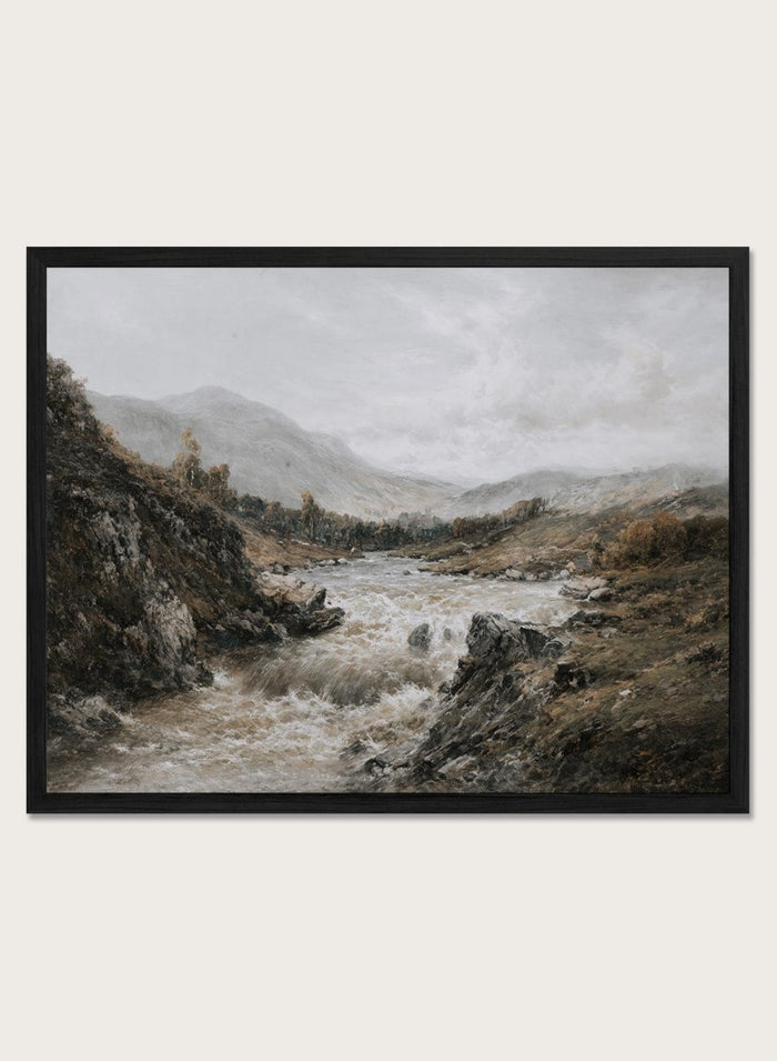 "Falls of the Tay" Art Print_Sugar & Canvas_Alfred de Bréanski