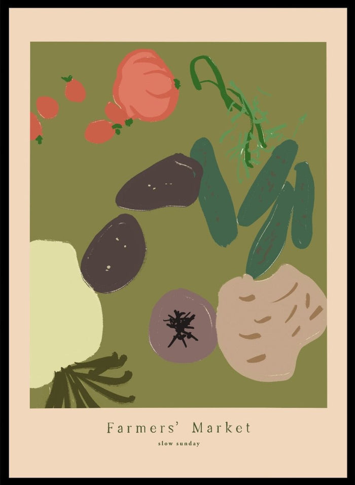 ‘Farmers' Market’ Aesthetic Art Print_Sugar & Canvas_Sugar & Canvas