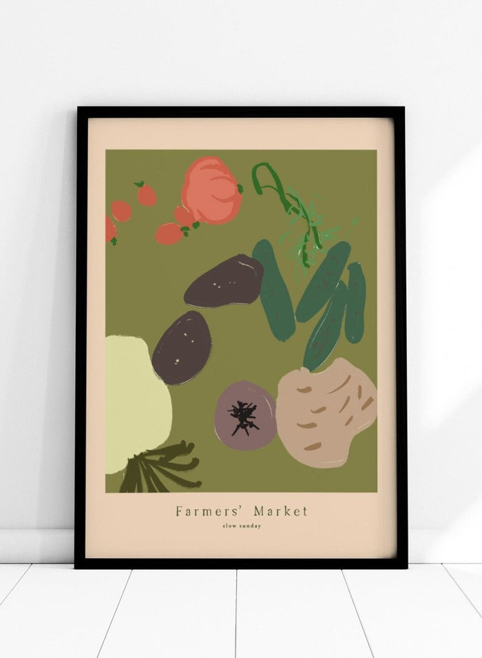 ‘Farmers' Market’ Aesthetic Art Print_Sugar & Canvas_Sugar & Canvas