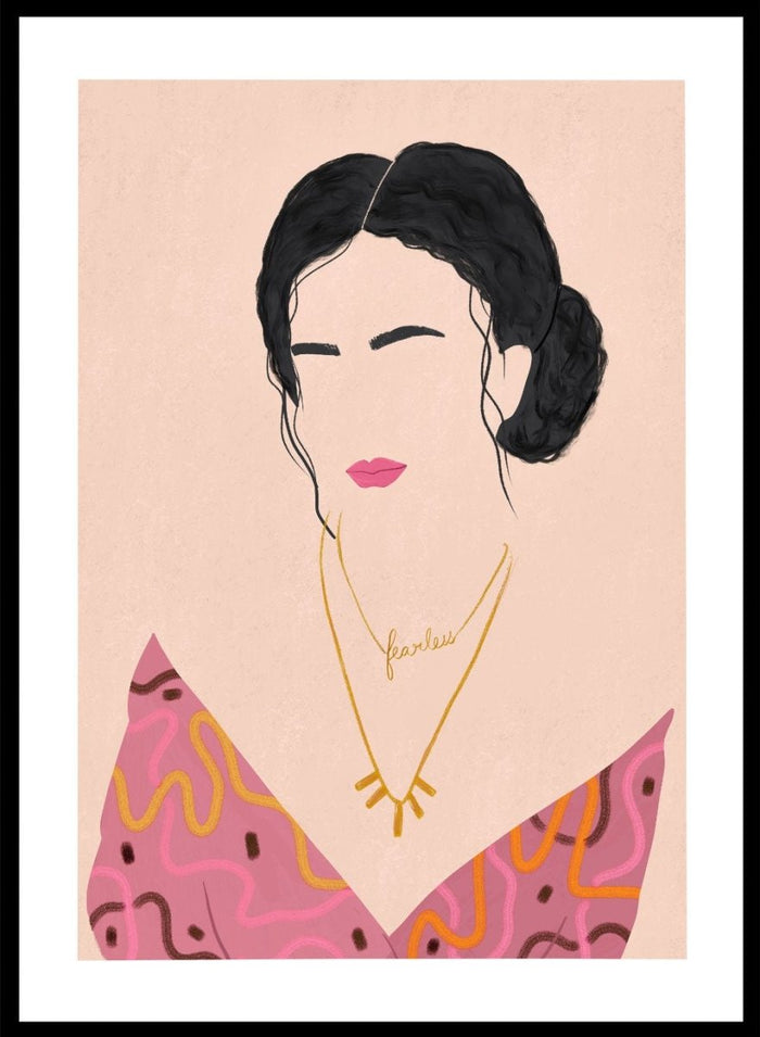 'Fearless Woman' Aesthetic Art Print_Sugar & Canvas_Sugar & Canvas