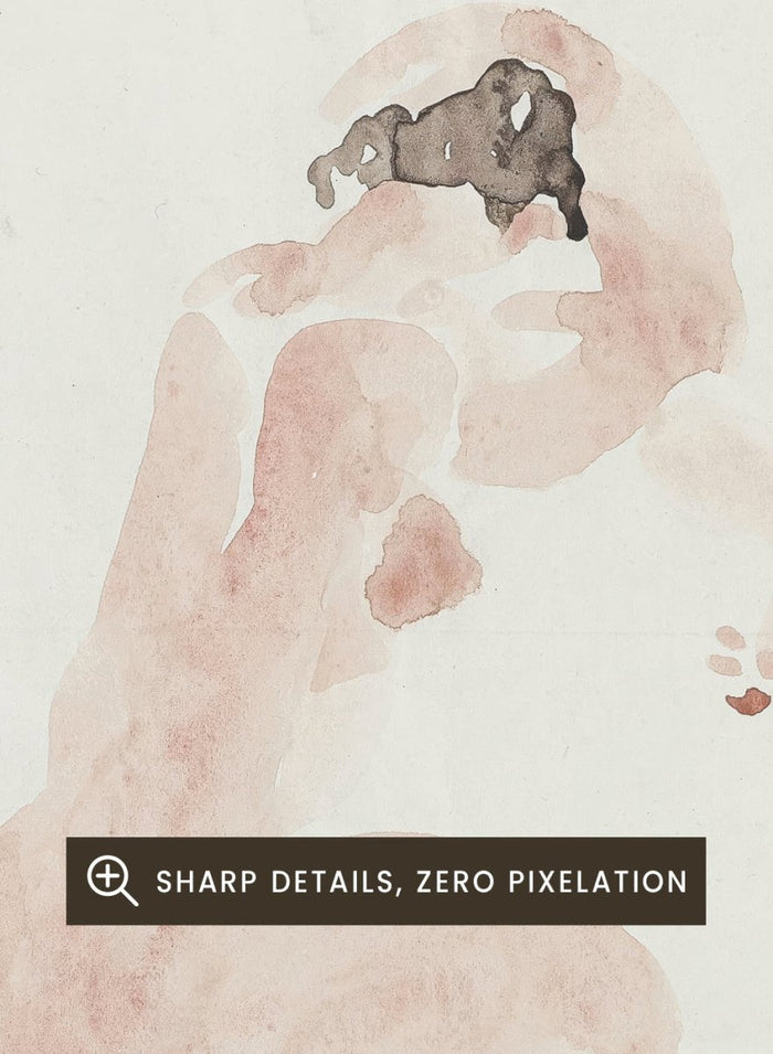 "Female Nude" Art Print_Sugar & Canvas_Charles Malfray