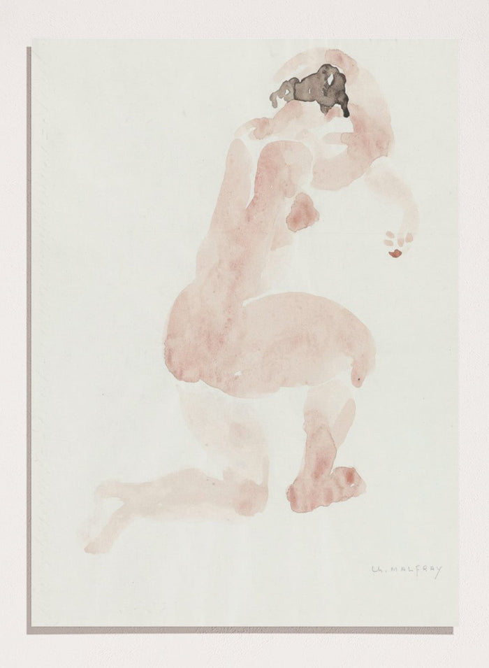 "Female Nude" Art Print_Sugar & Canvas_Charles Malfray