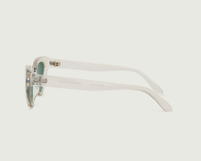 Champagne::Fern Sunglasses cateye clear recycled polyester side