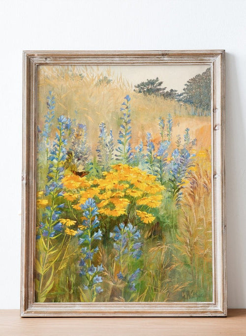 "Field Flowers" Art Print_Sugar & Canvas_Lilly Walther