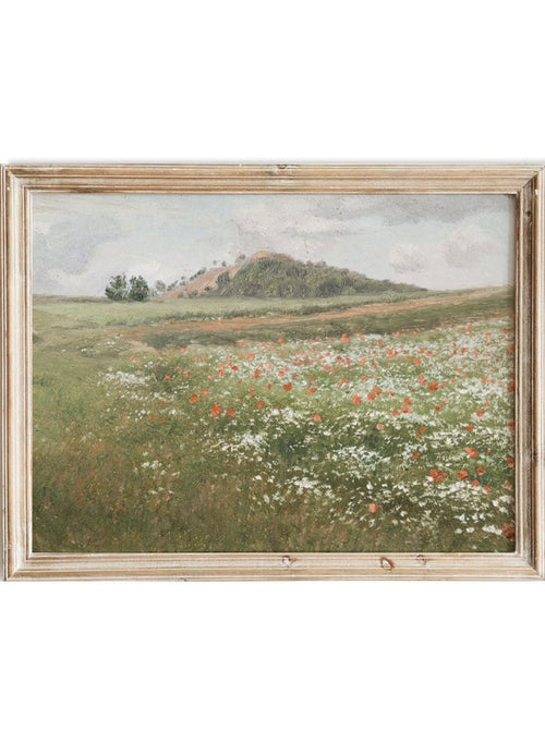 "Fields with Wild Poppies" Art Print_Sugar & Canvas_František Kaván