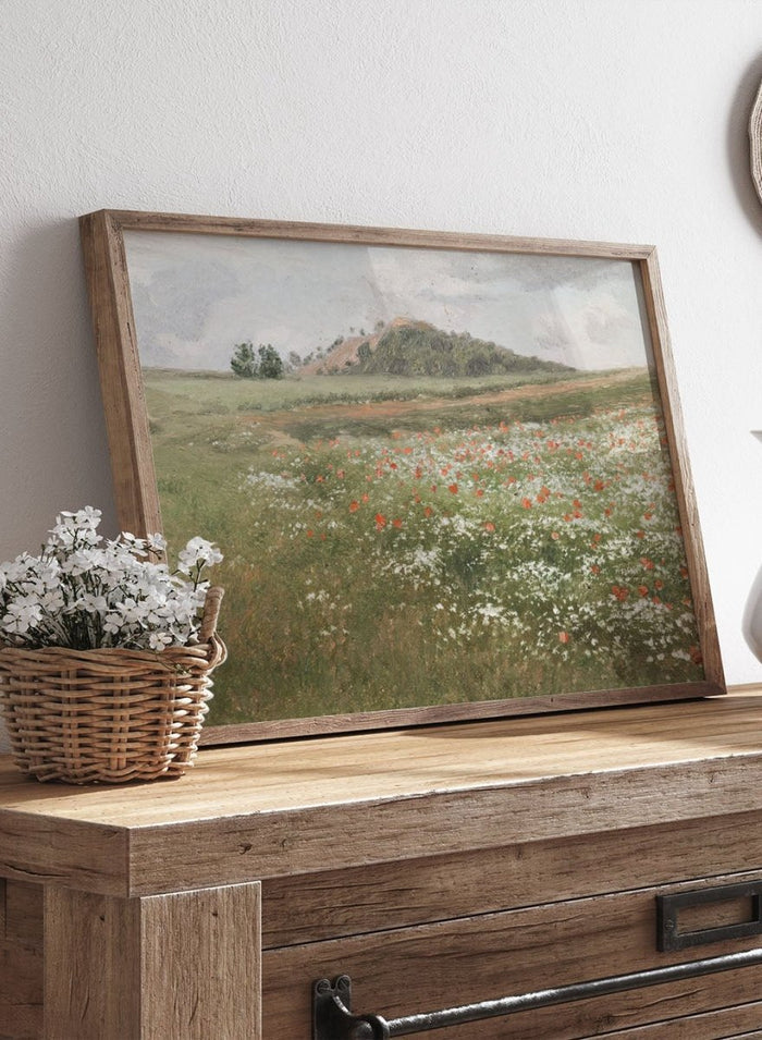 "Fields with Wild Poppies" Art Print_Sugar & Canvas_František Kaván
