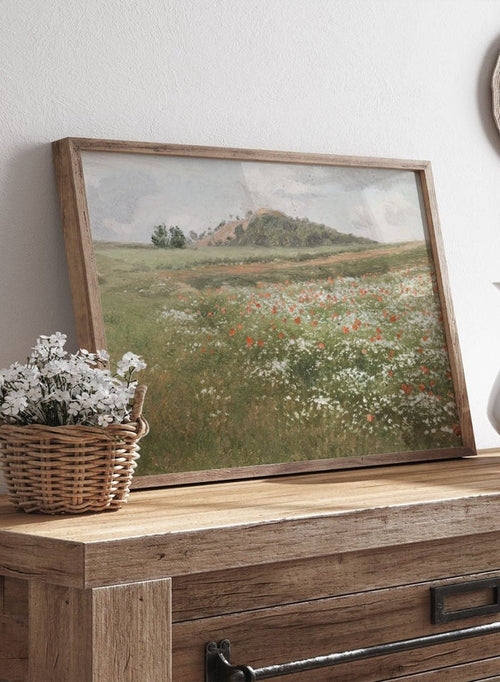 "Fields with Wild Poppies" Art Print_Sugar & Canvas_František Kaván