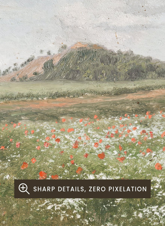 "Fields with Wild Poppies" Art Print_Sugar & Canvas_František Kaván