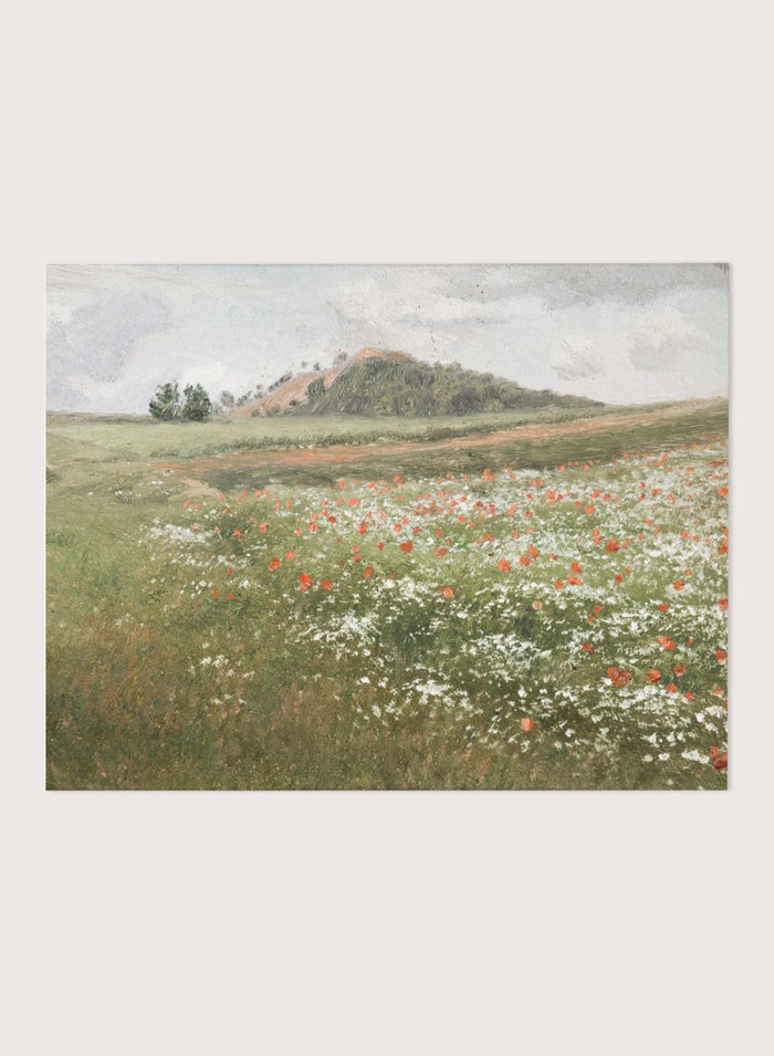 "Fields with Wild Poppies" Art Print_Sugar & Canvas_František Kaván