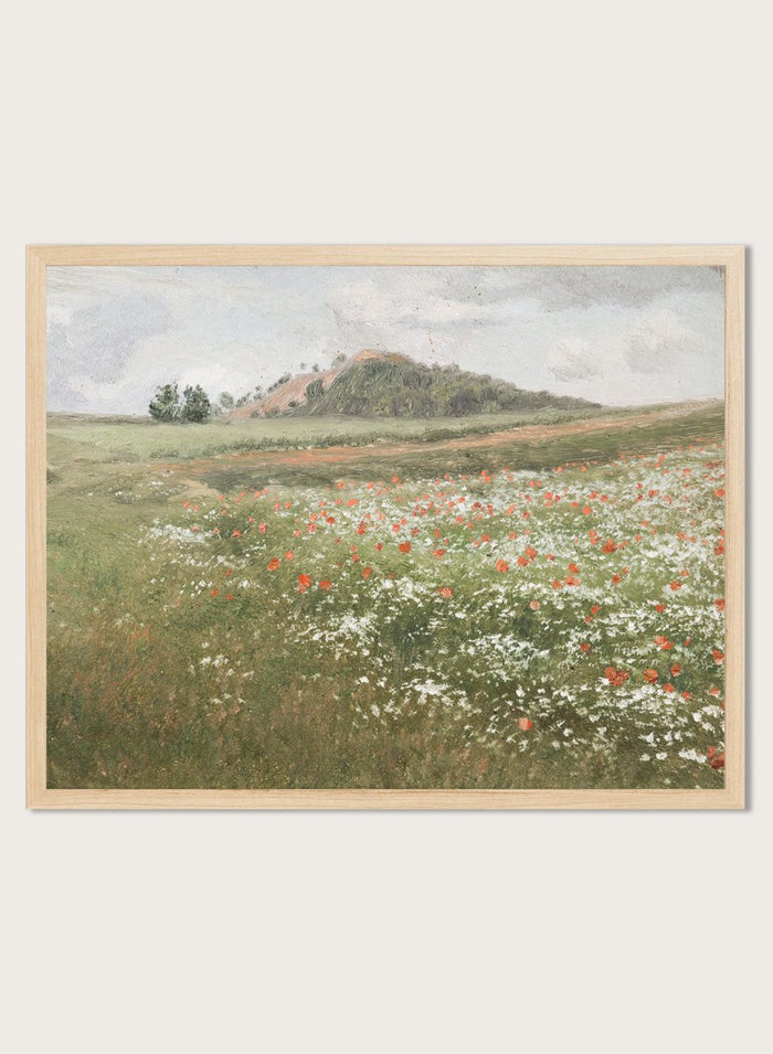 "Fields with Wild Poppies" Art Print_Sugar & Canvas_František Kaván