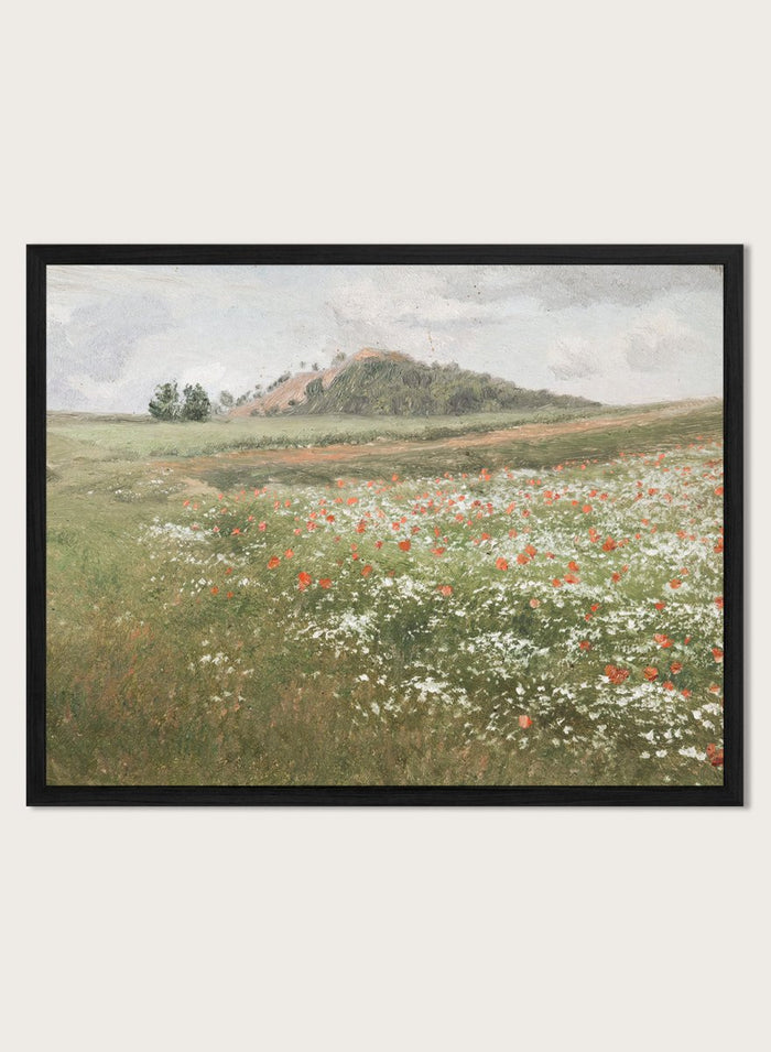 "Fields with Wild Poppies" Art Print_Sugar & Canvas_František Kaván