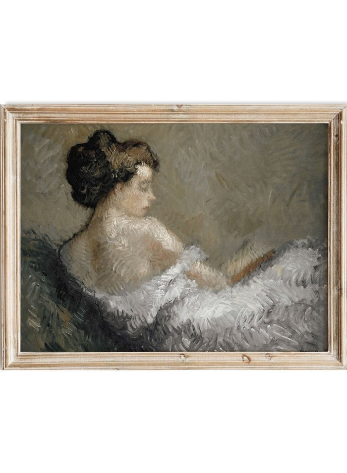 "Figure Crouching" Art Print_Sugar & Canvas_Isidre Nonell
