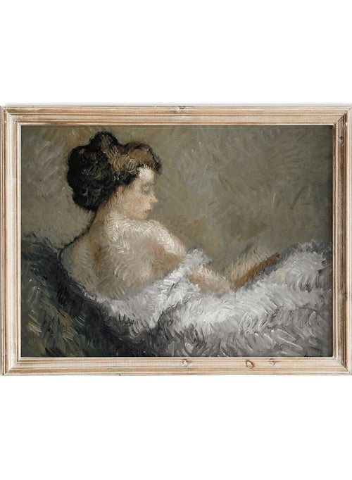 "Figure Crouching" Art Print_Sugar & Canvas_Isidre Nonell
