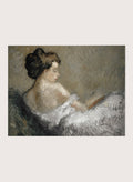 "Figure Crouching" Art Print_Sugar & Canvas_Isidre Nonell