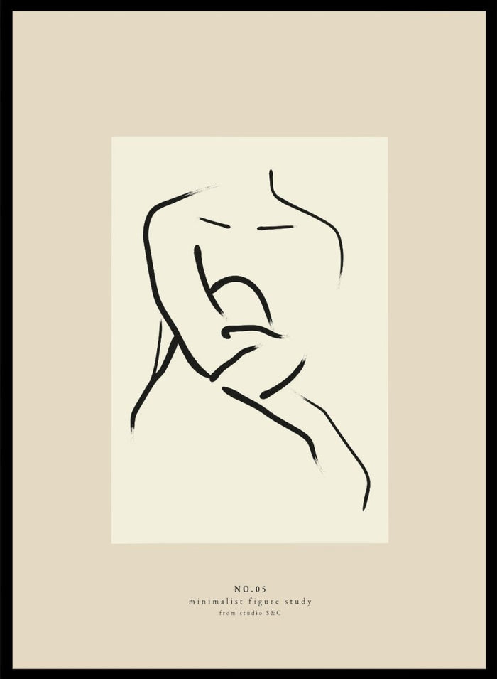 "Figure Study No. 05" Art Print_Sugar & Canvas_Sugar & Canvas