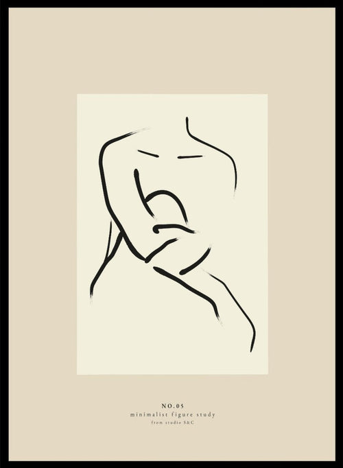 "Figure Study No. 05" Art Print_Sugar & Canvas_Sugar & Canvas
