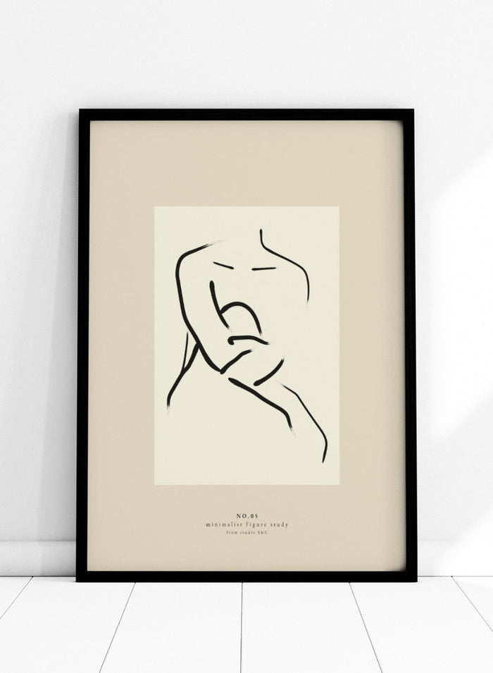 "Figure Study No. 05" Art Print_Sugar & Canvas_Sugar & Canvas