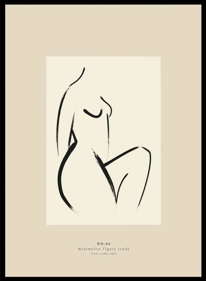 "Figure Study No. 06" Art Print_Sugar & Canvas_Sugar & Canvas