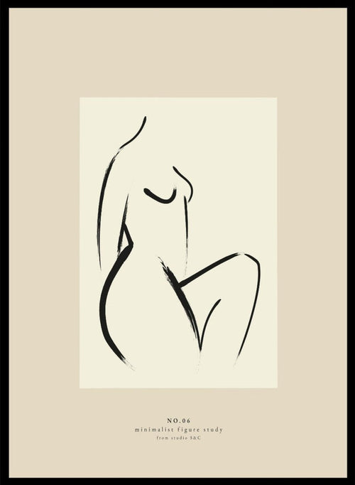 "Figure Study No. 06" Art Print_Sugar & Canvas_Sugar & Canvas