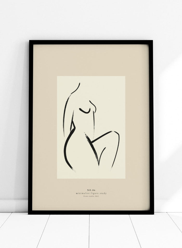 "Figure Study No. 06" Art Print_Sugar & Canvas_Sugar & Canvas