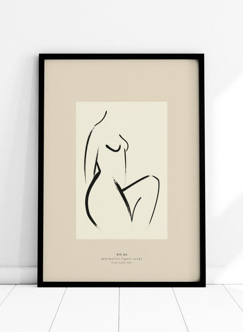 "Figure Study No. 06" Art Print_Sugar & Canvas_Sugar & Canvas