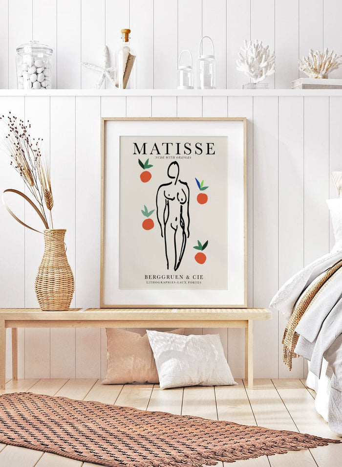 Figure with Oranges 1951 by Henri Matisse Print_Sugar & Canvas