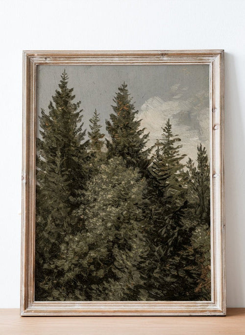 "Firs" Art Print_Sugar & Canvas_Carl Gustav Carus