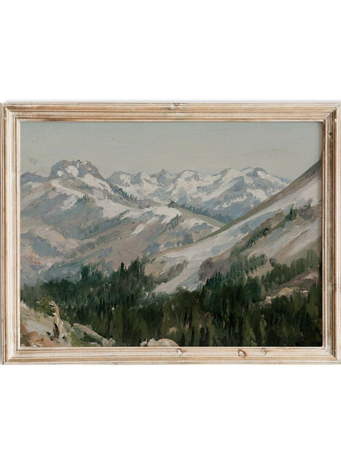 "First Snow" Art Print_Sugar & Canvas_William Franklin Jackson