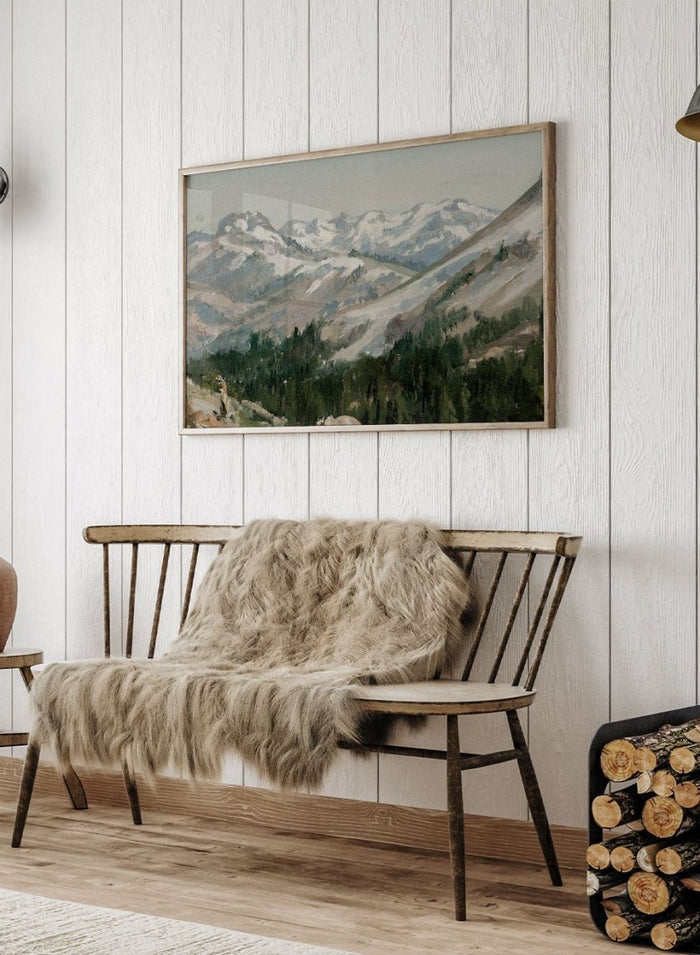 "First Snow" Art Print_Sugar & Canvas_William Franklin Jackson
